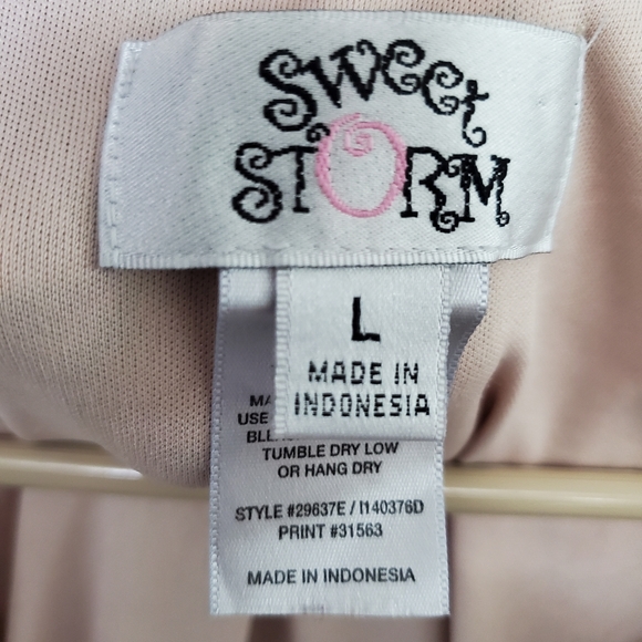 Sweet Storm Floral Dress size Large - Picture 4 of 5